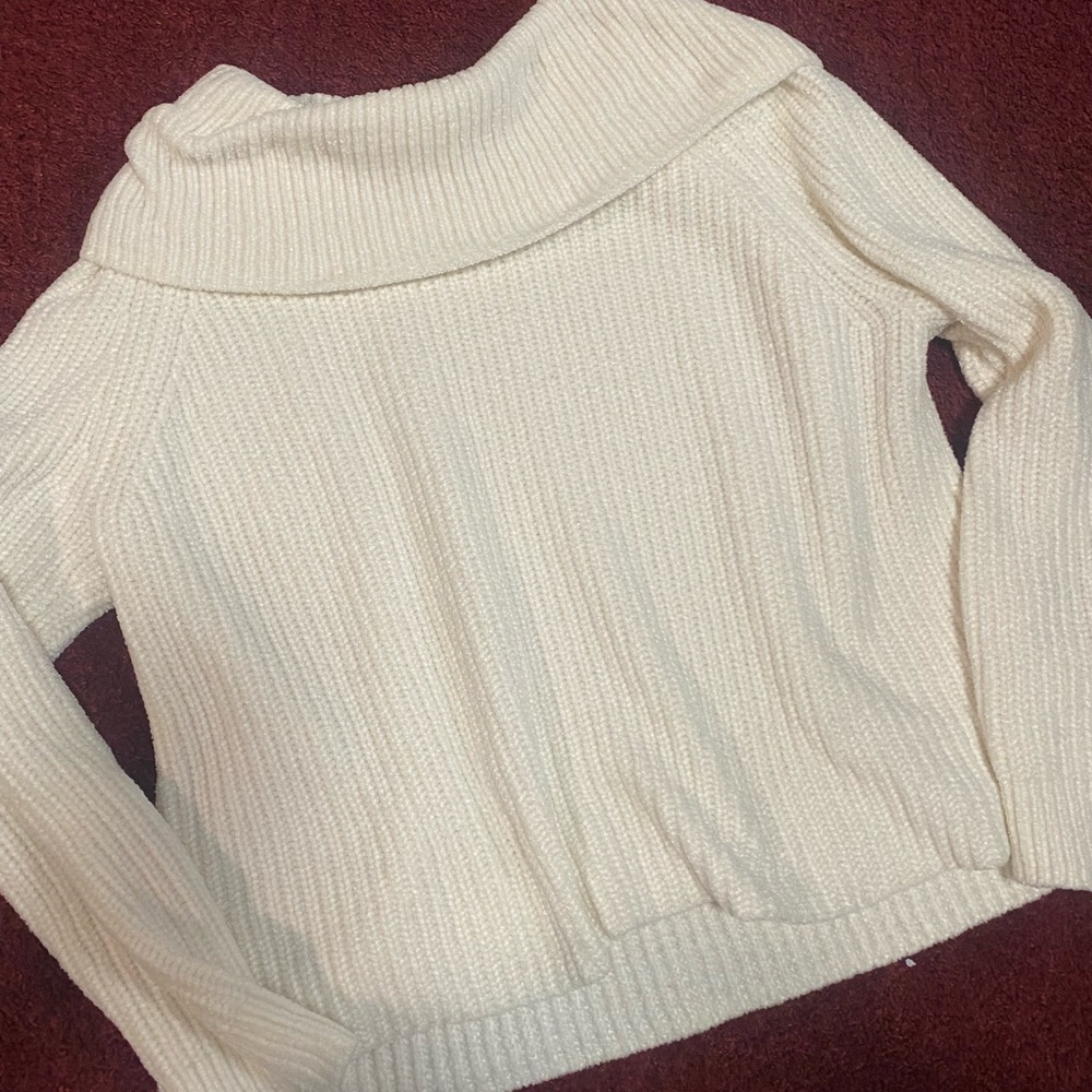 Ruby Rd Petite Chunky Polyester Cowl Neck Sweater - image 4